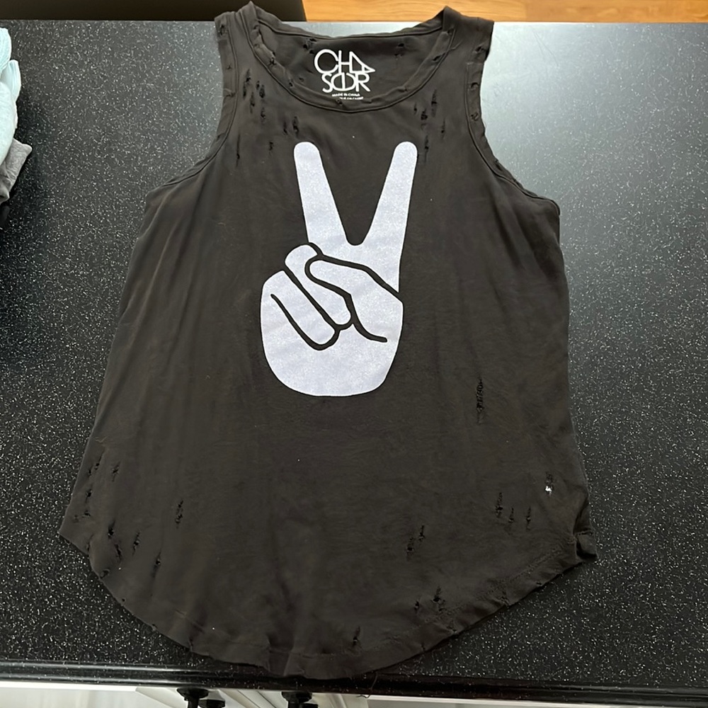 Vintage look Peace Tank Top